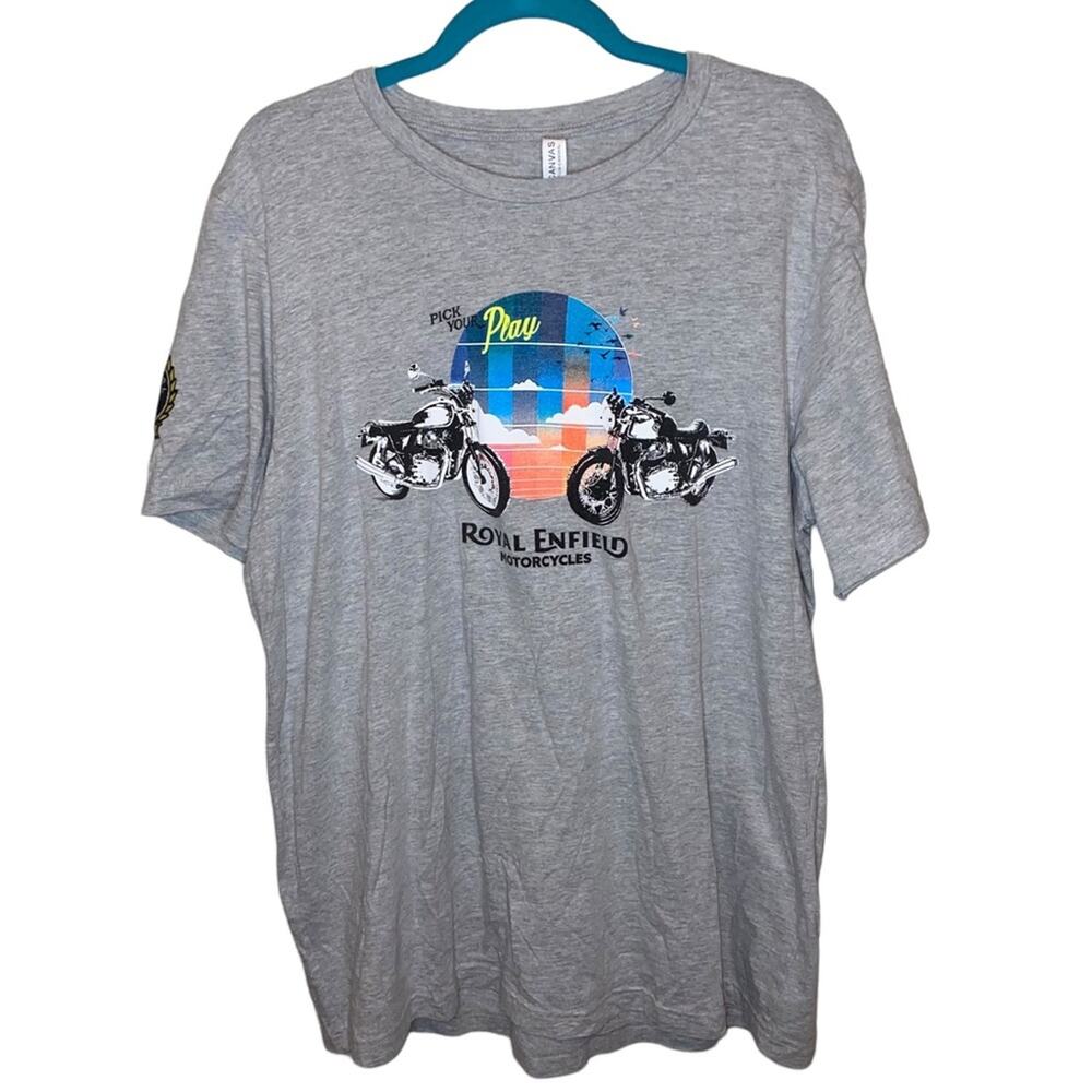 Royal Enfield Graphic Tee XL Motorcycle Tour Shirt Biker Streetwear